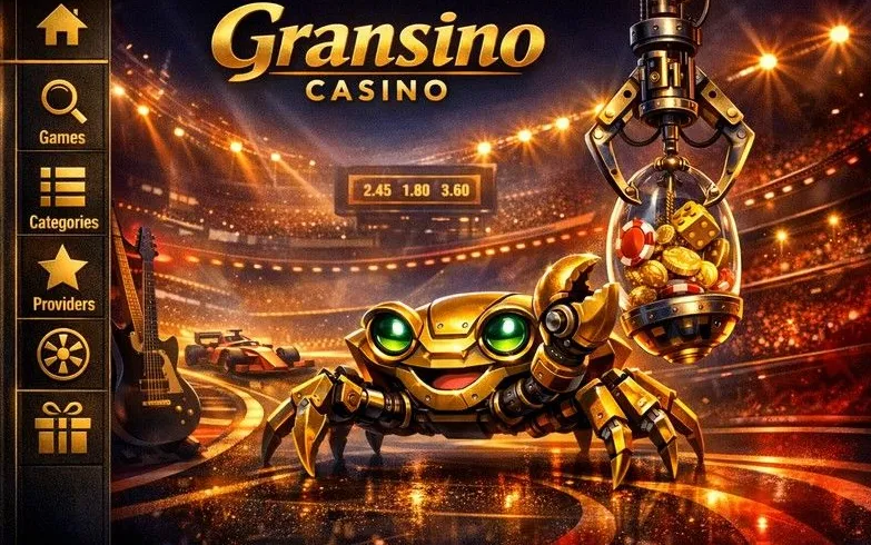 Gransino sportsbook hero banner with live odds