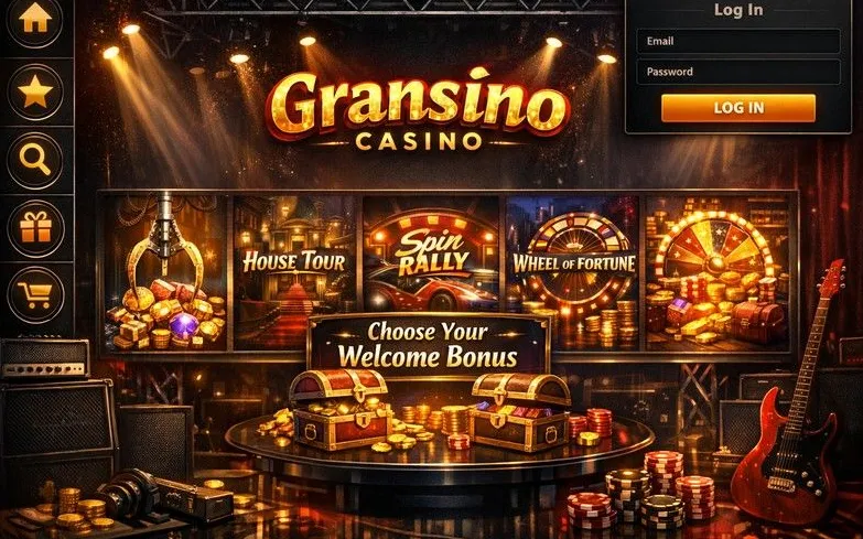 Gransino Casino login page banner